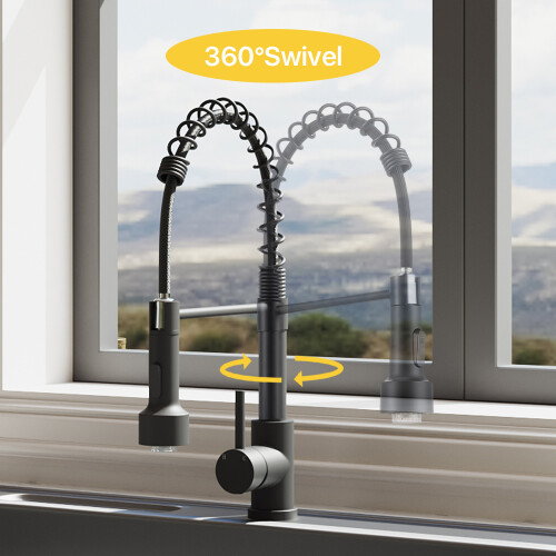 Living And Home 304 Stainless Steel Kitchen Faucet with LED Light 1