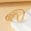 (Gold) Schlanker Alloy-Armband für Büro & Freizeit 3
