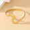(Gold) Schlanker Alloy-Armband für Büro & Freizeit 4