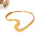 (Gold) Schlanker Alloy-Armband für Büro & Freizeit 5