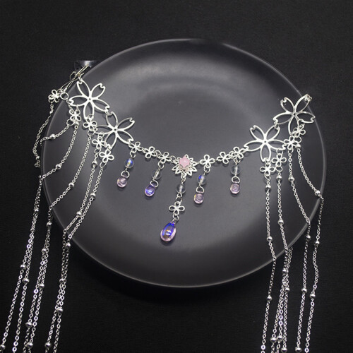 (816) Vintage Blumenhaarstecker für Hanfu-Stil 2