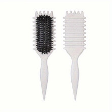 (Beige) Brosse coiffante 3 en 1 pour bonbons, outil de Massage extensible et spar pour cheveux, 1 pice