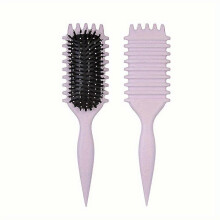 (Purple) Brosse coiffante 3 en 1 pour bonbons, outil de Massage extensible et spar pour cheveux, 1 pice