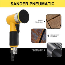 2 / 3Inch Air Sander Pneumatic Polisher Grinder Buffer Double Acting Track Polisher A