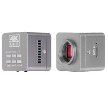 HY-6210S 4K UHD USB Digital Microscope Eyepiece Camera Electronic Eyepiece Camera with Remote Control US Plug