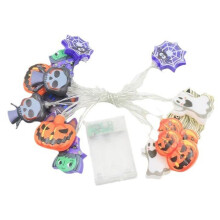 New Halloween Luminous Home Decoration Witch Cat Spider Web Hanging Lamp for Home Festival Party Decoration B