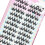 (Big Steamed Rolls) Realistic Black Thin Band Eyelashes for Women 6