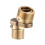Adjustable Universal Rotating Brass Faucet Valve Head - Short, Extendable, and Bendable 1
