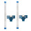 4 Sets for  4 for PS4 Controller Replacement Parts with 14 Pin Cable USB Charging Port Socket Board JDS-001 1