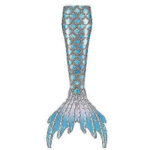 (130, Green) mermaid tails for swimming for kids and adults with monofin