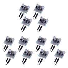 12-Piece Set 5mm LED Flash DIY Kit Electronic Kit PCB Circuit Welding Skills Learning Training Kit