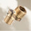 Adjustable Universal Rotating Brass Faucet Valve Head - Short, Extendable, and Bendable 4