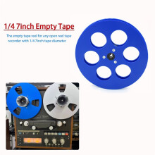 7 Inch Reel to Reel Tape Recorder 6 Hole Empty Open Reel for 1/4 Reel to Reel Tape Recorder B