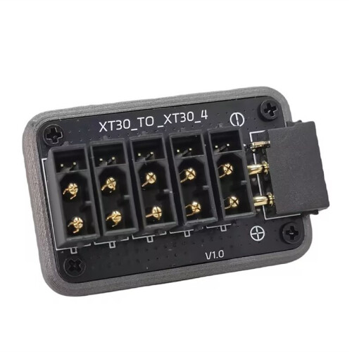 50A XT30 (2+2) Power Distribution Board Support CAN Protocol 5-Channel Output for Robot RC Car/Boat DIY Accessory 1