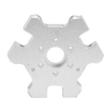 Aluminum Alloy Double Nozzle Fisheye Effector 4MM Hole Bore Hammock - Printer Accessories