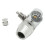 Akvarium CO2-Regulator 2000psi Tryckmätare för 6 mm Sugrör 5/8-18UNF 5