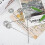 Circle Shape Table Number Card Holder - 100pcs 3