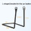 Bicycle Quick Release Bracket Front Rear Basket Mount for Cargo Rack/Bicycle/Folding Bike/Electric Bike/Scooter Size S 9
