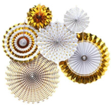 (style7) Pull Flower Handmade Paper Flower Three-Dimensional Party Decoration Wedding 6Pcs