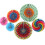 (style2) Pull Flower Handmade Paper Flower Three-Dimensional Party Decoration Wedding 6Pcs 1
