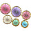 (style5) Pull Flower Handmade Paper Flower Three-Dimensional Party Decoration Wedding 6Pcs 1