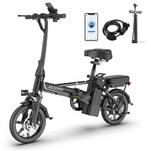 AOVOPRO EB60 500W 14" Folding E-Bike,10.4Ah