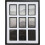 9 Collage Black Mounted Inlay Photo Frame 63x48Cm 1