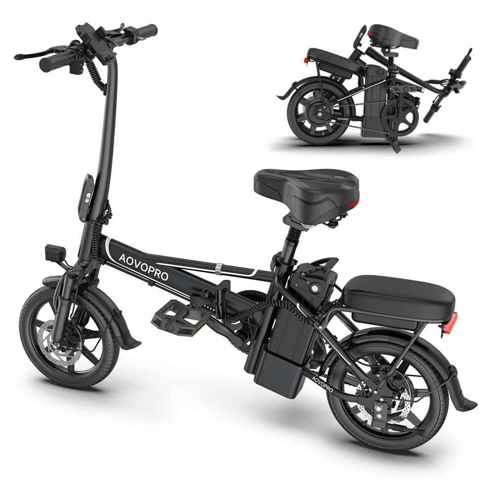 Photos - Bike AOVOPRO EB60P 500W 14" Folding E-,15.6Ah 