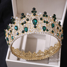 (Green) Luxus grüne Diamantkrone für Damen