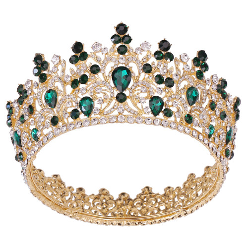 (Green) Luxus grüne Diamantkrone für Damen 2
