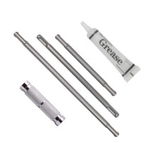 Stück SDS Verlängerungsstangen 15 cm, 20 cm, 26 cm Schnellverschlussadapter für Bohrhammer und Schraubendreher
