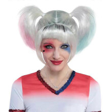 Suicide Squad Harleen Quinzel Harleen Quinzel female gradient anime COS wig headpiece