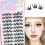 (Big Steamed Rolls) Realistic Black Thin Band Eyelashes for Women 1