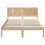 VidaXL vidaXL Bed Frame Brown 120 x 200 cm Solid Pine wood 5