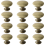 Schrankgriffe Schubladengriffe mit Schrauben 12er-Pack Gold 1