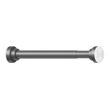 Verstellbare Kleiderstange ohne Bohren, 22 mm Durchmesser, Schwarz – Ausziehbare Länge 0,55 m bis 0,85 m, Edelstahl