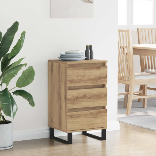 VidaXL vidaXL Sideboard with Drawer Artisan oak Engineered wood 1
