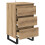 VidaXL vidaXL Sideboard with Drawer Artisan oak Engineered wood 3