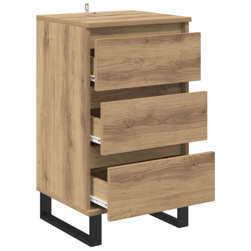 VidaXL vidaXL Sideboard with Drawer Artisan oak Engineered wood 2