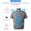 High Performances Cooling Shirt With USB Operated-Light gray L 10