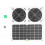 Multifunctional Solar Operated Ventilation Fan Waterproof 1