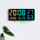 Horloge murale en plastique moderne avec éclairage d'ambiance 10