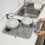 Multifunctional Fold Up Kitchen Shelf For Drying Wet Dishes And 8