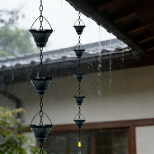 Funktionelle Regenketten-Boni in schwerer Ausführung.