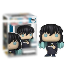 (1193) POP Demon Slayer Shinobu 1314 OBANAI1395 Nezuko 1264 SANEMI 1253 Tanjiro 1304 KYOJURO 1308 Muichiro 1193 Model Figure Ornament