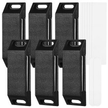 Magnet Door Catches for Kitchen Closet Prevent Drawer from Popping Out ABS 6Pcs