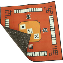 Kwadratowa, pogrubiona mata na stół do mahjonga, mata na stół pokerowy, tłumiąca hałas, antypoślizgowa mata filcowa do gier karcianych