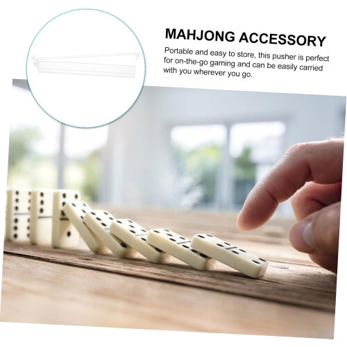Ακρυλικό Mahjong Pusher and Rack 18 ιντσών Mahjong για παιχνίδια πλακιδίων κατάλληλο για Western 2