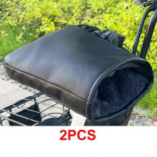 (Black A 2Pcs) Motorcycle Handlebar Muffs Winter Equipment Bicycle Handle Cover Mitts Warmer Gloves Waterproof Handmuffs Hand Covers Warmers