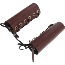 Motorcycle Handlebar Grips Brown 1 Pair Vintage Handlebar Sleeve Covers